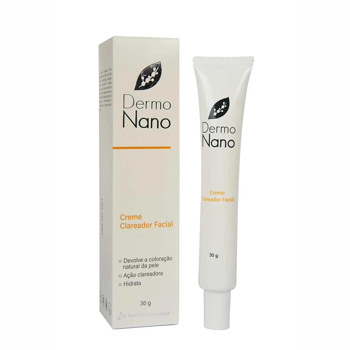 Creme Clareador Facial DermoNano com 30g