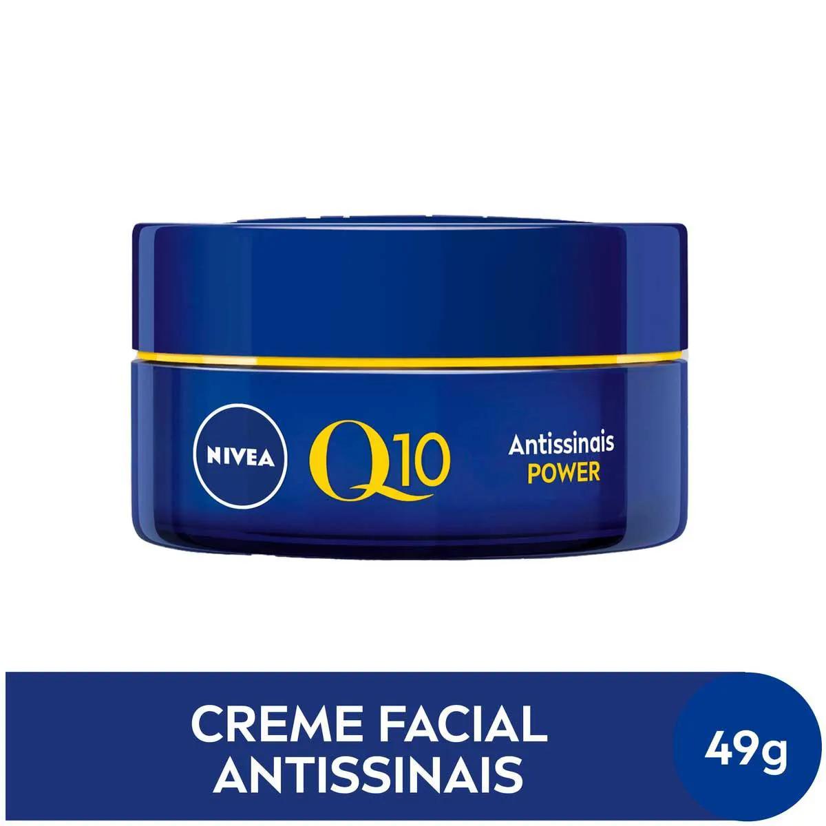 Creme Facial Antissinais Noite Nivea Q10 Power todos os Tipos de Pele 50g
