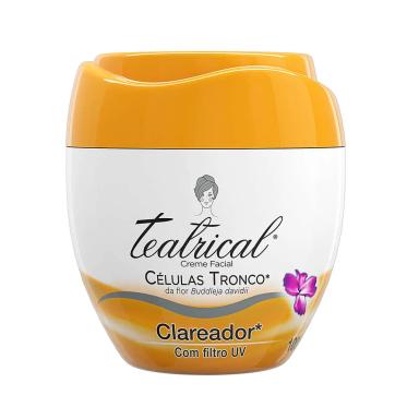 Creme Facial Teatrical Clareador com 100g