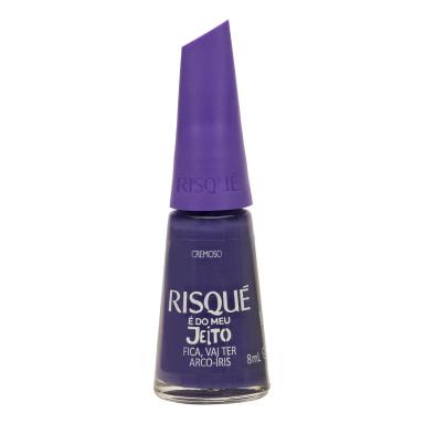 Esmalte Risqué Cremoso É do Meu Jeito Fica, Vai Ter Arco Íris 8ml