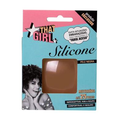 Adesivo de Silicone para Seios That Girl Pele Negra 1 Par