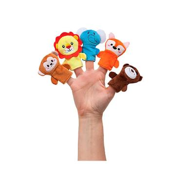 Kit Dedoches Buba Baby Animais da Selva com 1 unidade