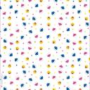 Fralda de Pano Cremer Baby Shark com Bainha Estampada com 5 unidades