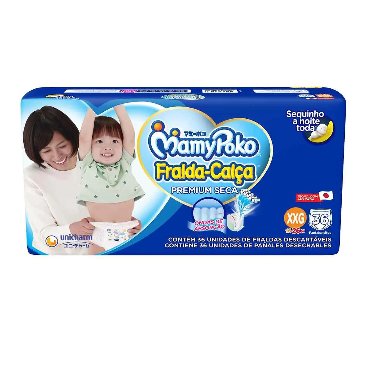 Fralda Calça Infantil MamyPoko Super Seca XXG - 36 unidades