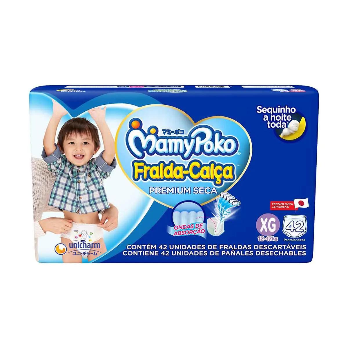 Fralda Calça Infantil MamyPoko Super Seca XG - 42 unidades