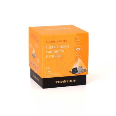 Tea Shop Camomilla Golden Chá Misto de Maçã 10 sachês