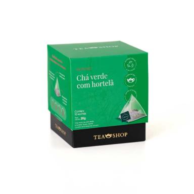 Tea Shop Moruno Chá Verde e Hortelã 10 sachês