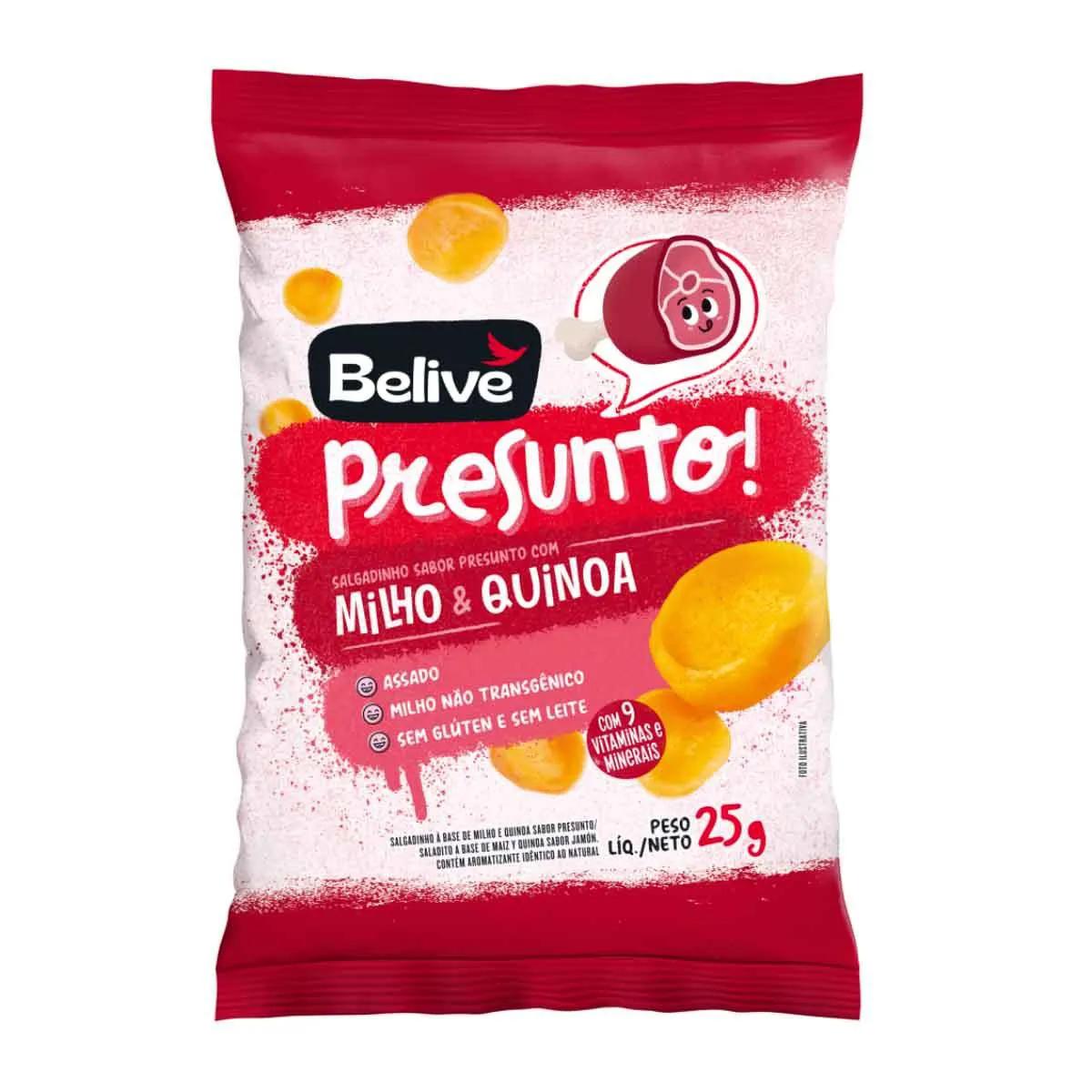 Salgadinho Vegano Believe Presunto 25g