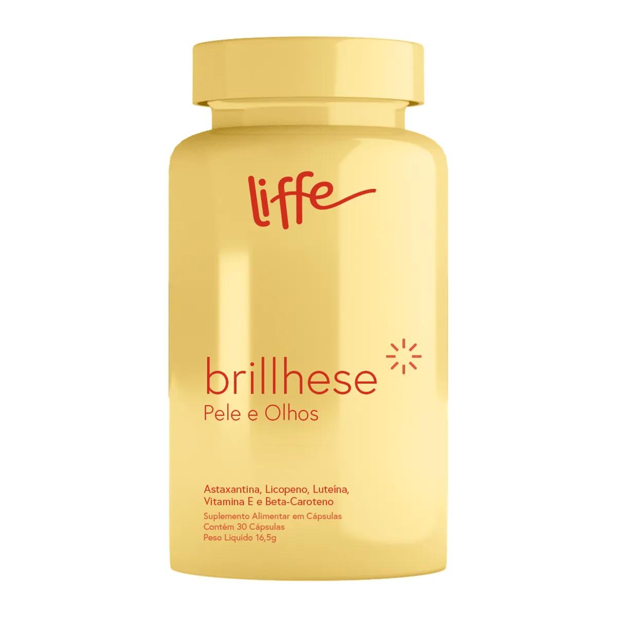 Suplemento Alimentar Liffe Brillhese Pele e Olhos 30 cápsulas