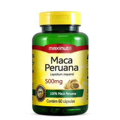 Maca Peruana Maxinutri 500mg 60 cápsulas