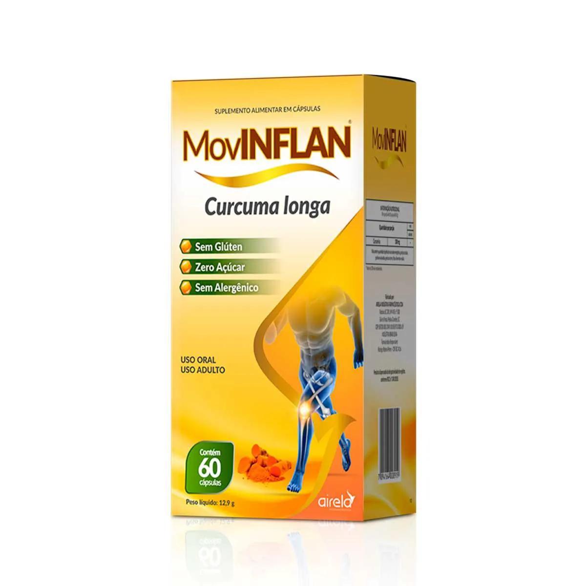 Movinflan Curcuma Longa 60 cápsulas