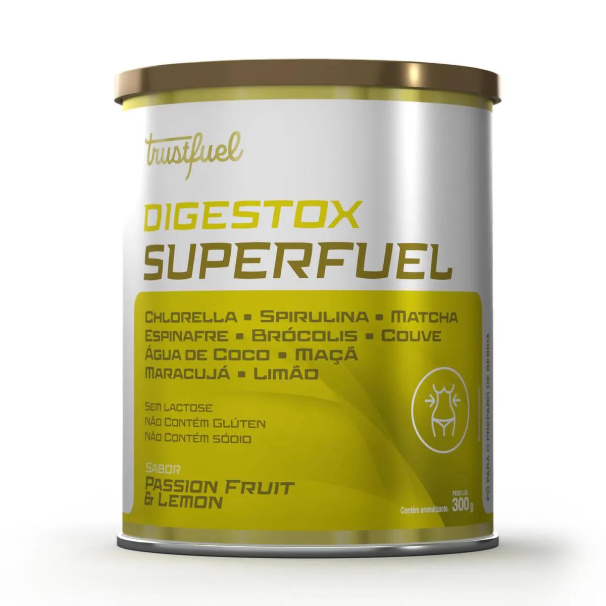Suplemento Alimentar Trustfuel Digestox Superfuel Passion Fruit & Lemon 300g