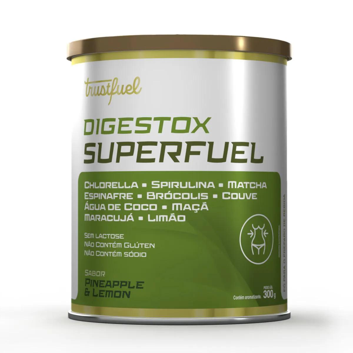 Suplemento Alimentar Trustfuel Digestox Superfuel Pineapple & Lemon 300g