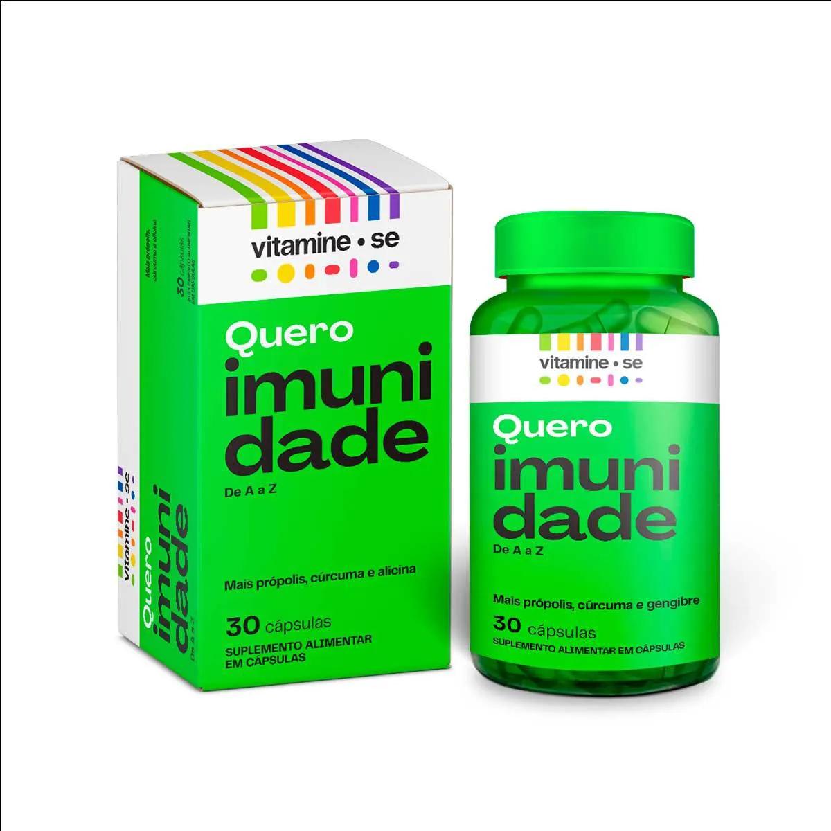 Polivitamínico Vitamine-se Quero Imunidade 30 cápsulas