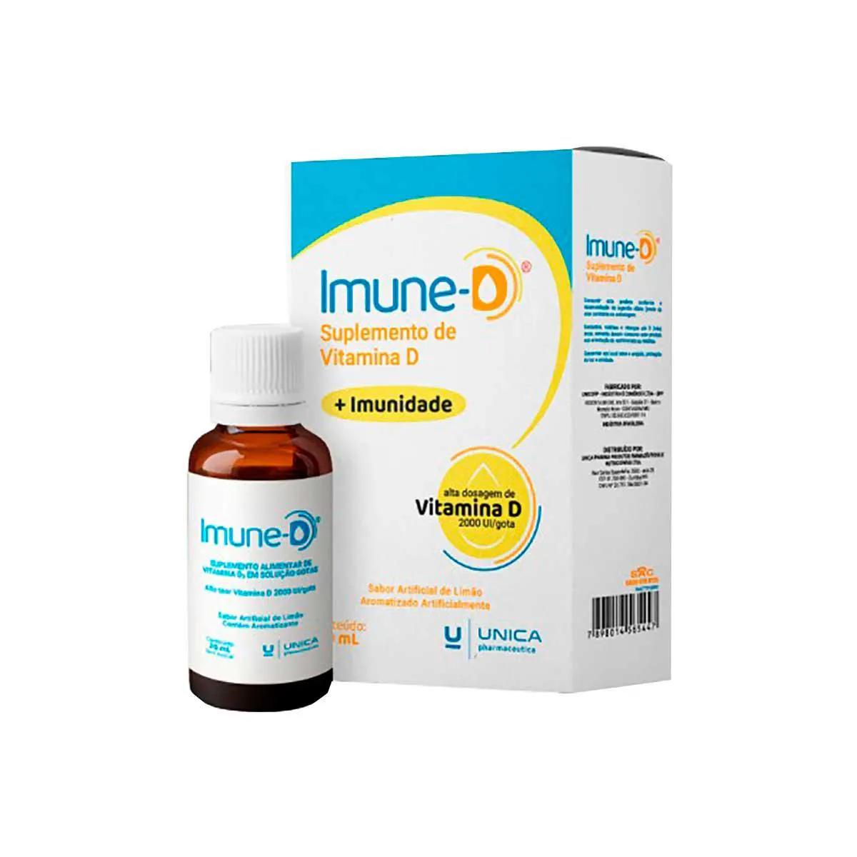 Suplemento de Vitamina D Imune-D com 20ml