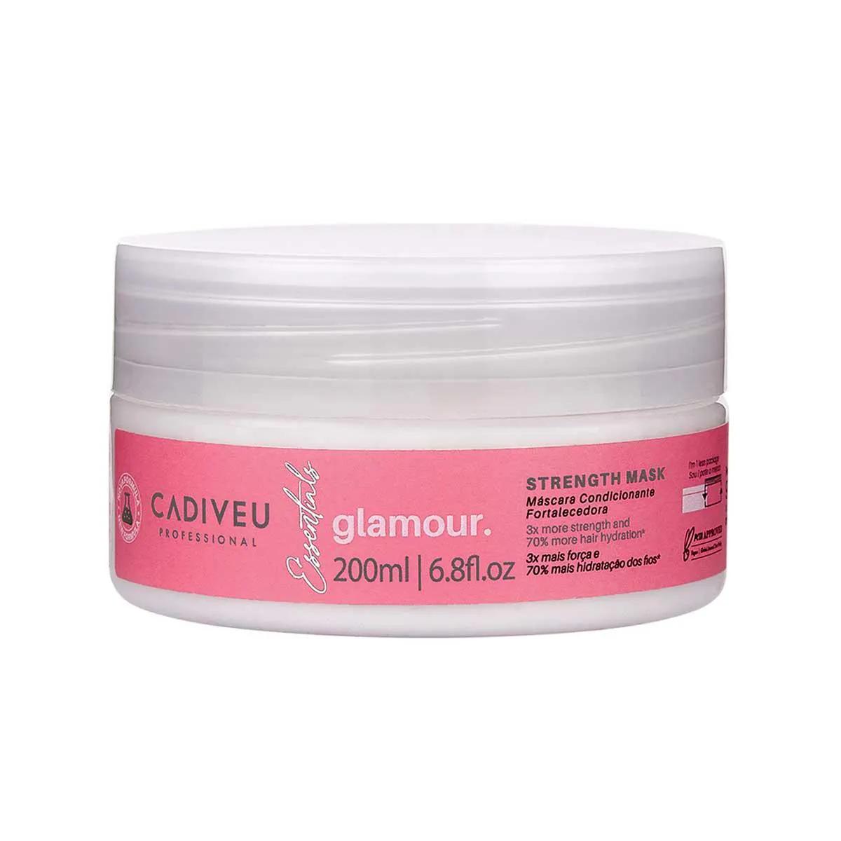 Máscara Capilar Fortalecedora Glamour Cadiveu Professional 200ml