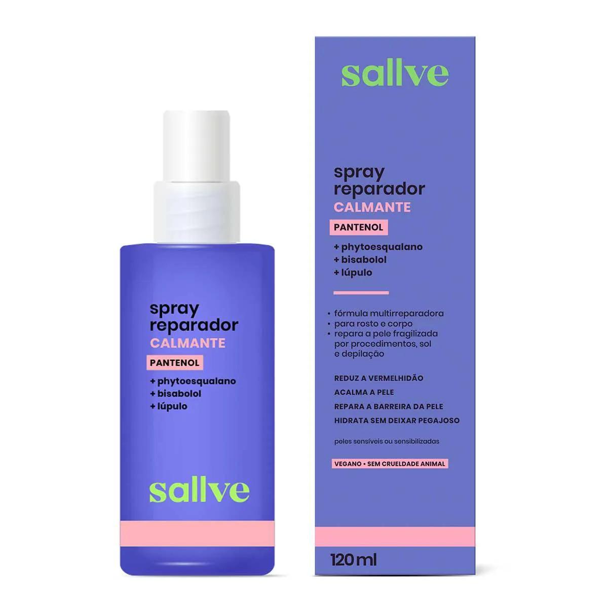 Spray Reparador Calmante Sallve Facial e Corporal 120ml