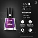 Esmalte Metálico Diamond Gel 9,5ml - Licor de Cranberry