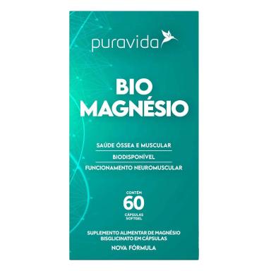 Suplemento Alimentar Puravida Bio Mag 60 cápsulas
