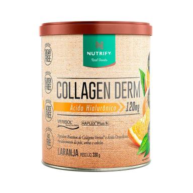 Colágeno Hidrolisado Nutrify Collagen Derm Laranja 330g