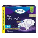 Fralda Geriátrica Tena Slip Noturna EG Unissex 16 Unidades