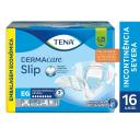 Fralda Geriátrica Tena DermaCare Slip Descartável EG Absorção Intensa 16 unidades