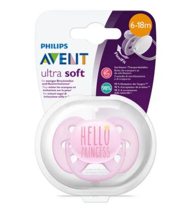 CHUPETA ULTRA SOFT PRINCESS ROSA - PHILIPS AVENT