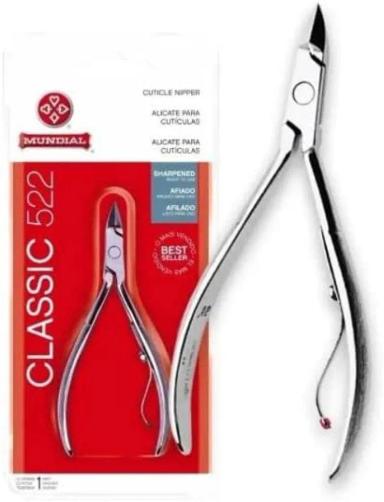 ALICATE DE CUTíCULA PROFISSIONAL 522 CLASSIC AFIADO MUNDIAL