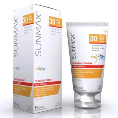 SUNMAX PROTETOR SOLAR SENSITIVE FAMILY FPS30 160G MEGALABS