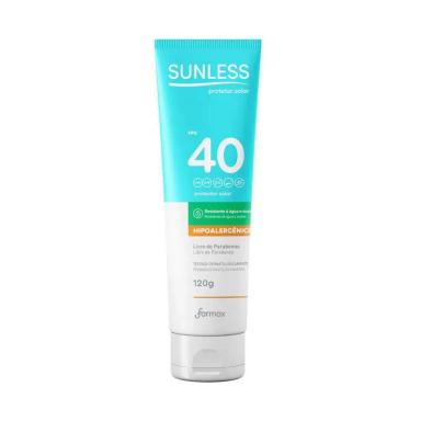 PROTETOR SOLAR SUNLESS  FPS40 120G FARMAX