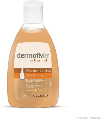 SABONETE LíQUIDO FACIAL PELE MUITO OLEOSA 120ML DERMOTIVIN