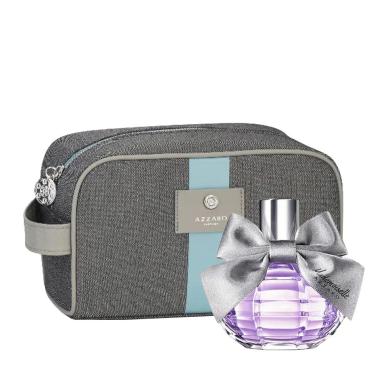 KIT AZZARO MADEMOISELLE LEAU TRES BELLE 50ML E NéCESSAIRE