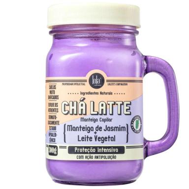 MáSCARA CAPILAR CHá LATTE MANTEIGA DE JASMIM 300G LOLA COSMETICS