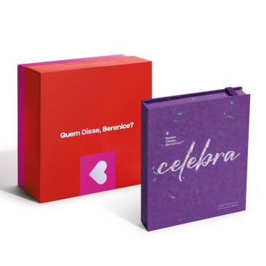 COMBO PRESENTE NATAL CELEBRAR: PALETA MULTIFUNCIONAL CELEBRA 36G + CAIXA DE PRESENTE G - xpto