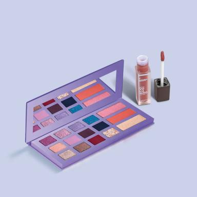 QUEM DISSE, BERENICE? KIT PALETTE MULTIFUNCIONAL + BATOM LíQUIDO MARROM 5,5ML - xpto