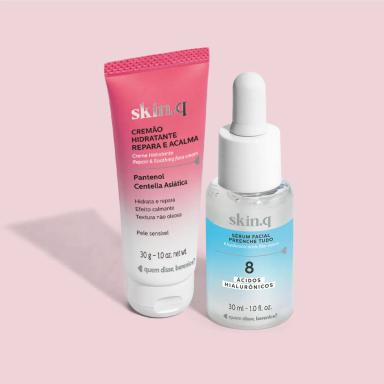 QUEM DISSE, BERENICE? KIT SKIN.Q: SéRUM PREENCHE TUDO 30ML + CREMãO REPARA E ACALMA 30ML