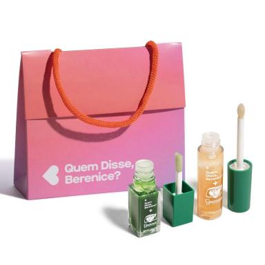 COMBO QDB GUARANá ANTARCTICA: GLOSS LABIAL 10ML + BLUSH LíQUIDO BOCA E BOCHECHA 6,8ML + SACOLA DE PRESENTE P - xpto