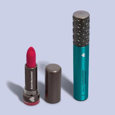 COMBO MAKE BáSICA: BATOM HIDRATANTE ARMAROSA + MáSCARA DE CíLIOS ALONGAMENTO RESISTENTE à ÁGUA