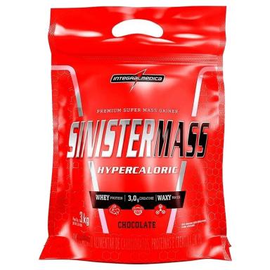 HIPERCALóRICO SINISTER MASS 3KG INTEGRALMEDICA SABOR:CHOCOLATE