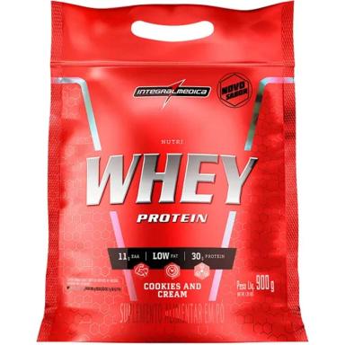 NUTRI WHEY PROTEIN INTEGRALMéDICA 900G - COOKIES &amp;amp;AMP; CREAM