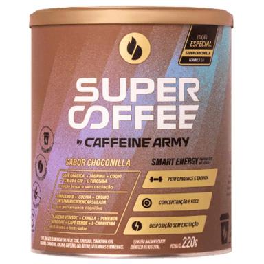SUPERCOFFEE 3.0 CAFFEINE ARMY 220G BLEND PROTEíNA COLáGENO VERISOL -  CHOCONILLA