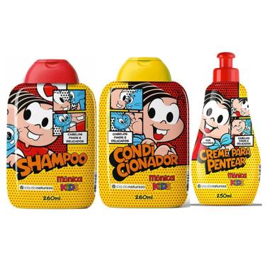 KIT TURMA MONICA KIDS FINOS DELICADOS SH COND CR