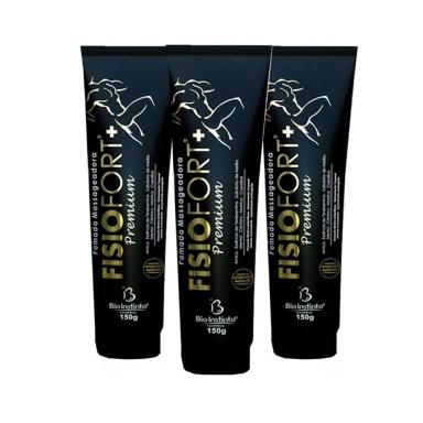 FISIOFORT MASSAGEM BIO INSTINTO PREMIUM 150G (KIT C/03)