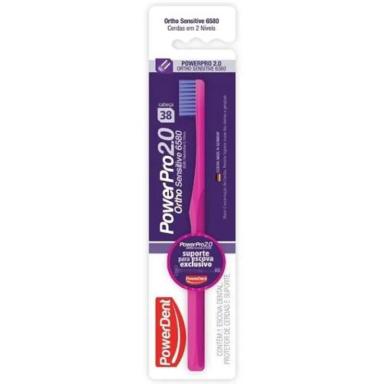 ESCOVA DENTAL POWERDENT  PROSENSITIVEORTHO  6580 C/ SUPORTE