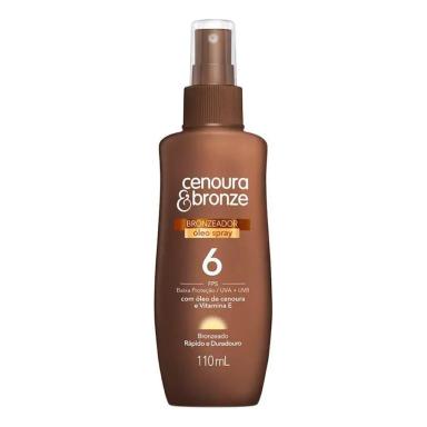 OLEO BRONZEADOR CENOURA E BRONZE FPS 6 110ML SPRAY