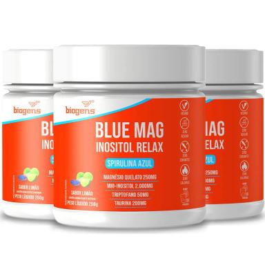 BIOGENS KIT 3X BLUE MAG INOSITOL RELAX 250G