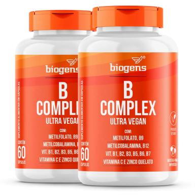 BIOGENS KIT 2X COMPLEXO B VITAMINA B COMPLEX  60 CAPS