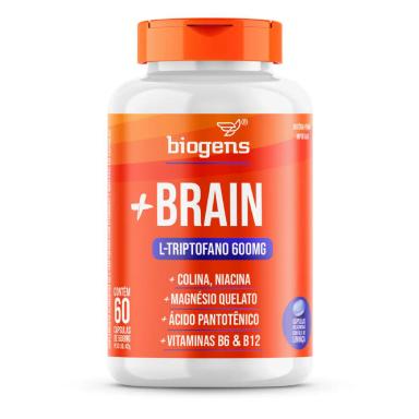 BIOGENS + BRAIN L-TRIPTOFANO 500MG/60 CAPS