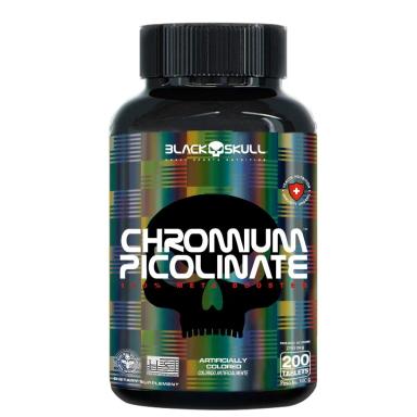 CHROMIUM PICOLINATE - 200 TABLETES SEM SABOR