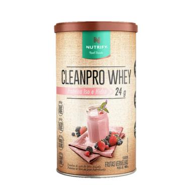 CLEANPRO WHEY PROTEIN ISOLADO FRUTAS VERMELHAS 450G NUTRIFY